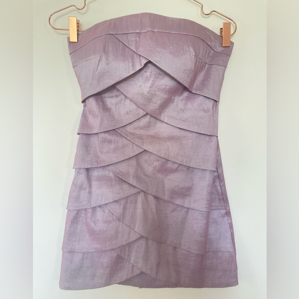 ARDEN B Mermaid Iridescent Purple Lilac BodyCon Dress S